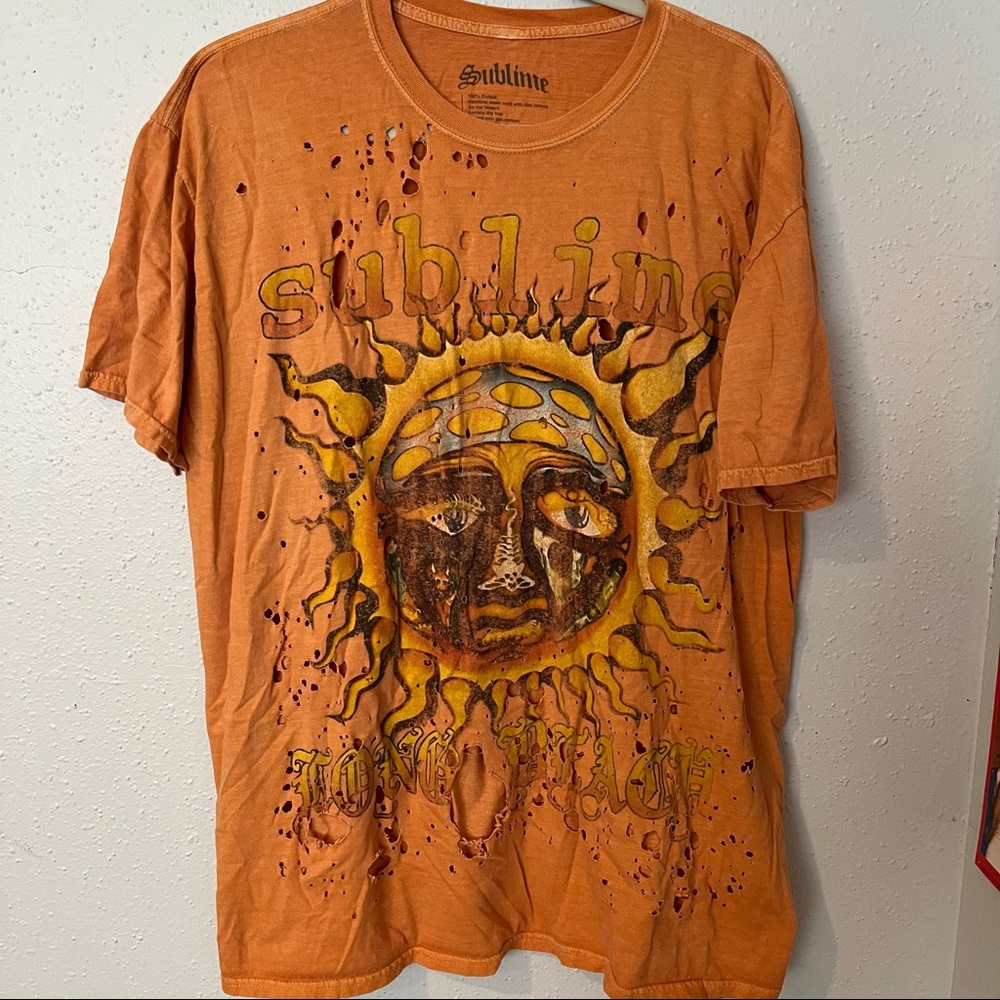 Urban outfitters distressed sublime tee